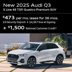 Audi Q3 Promotional Offer